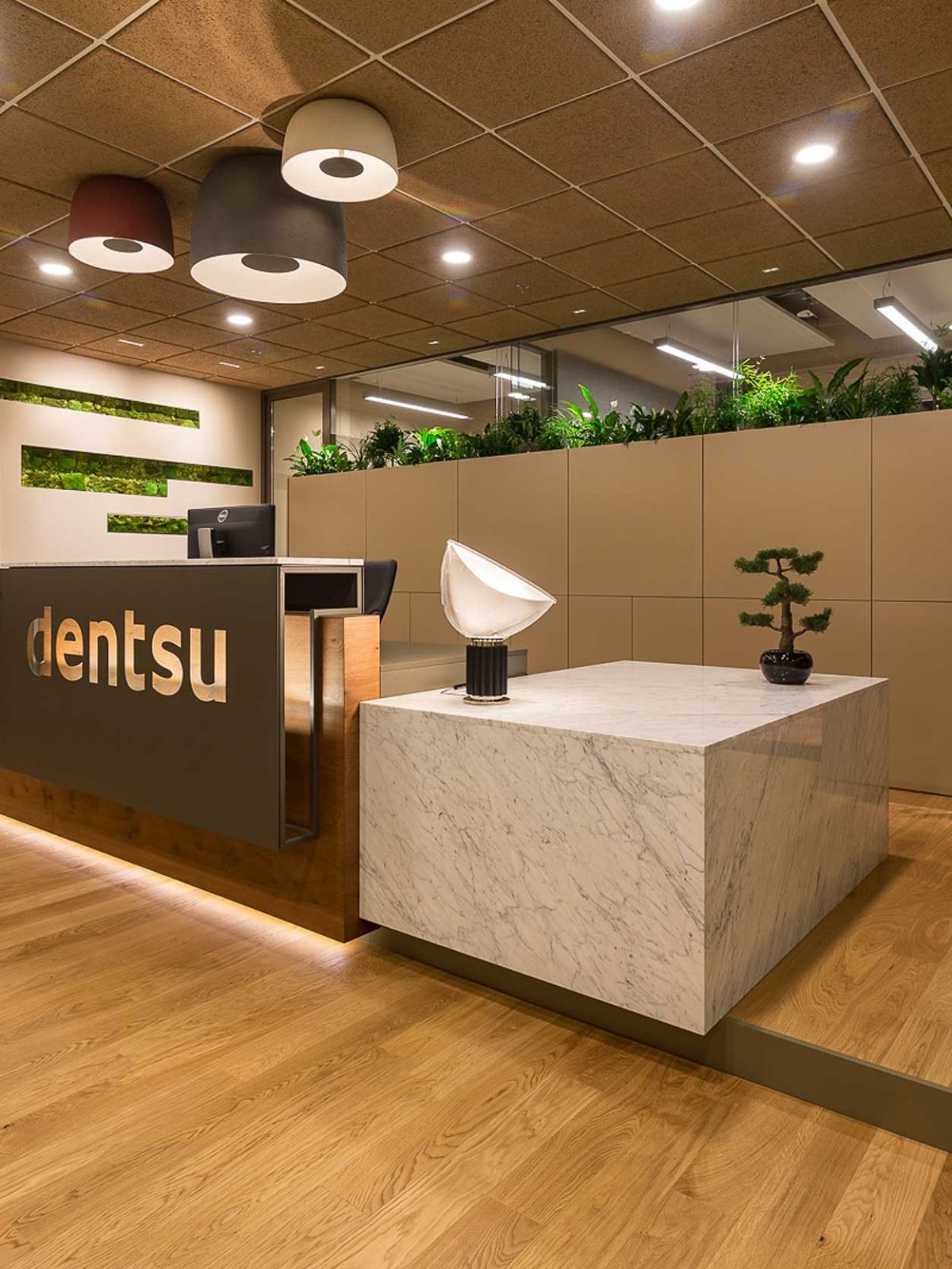 Návrh kancelárií Dentsu