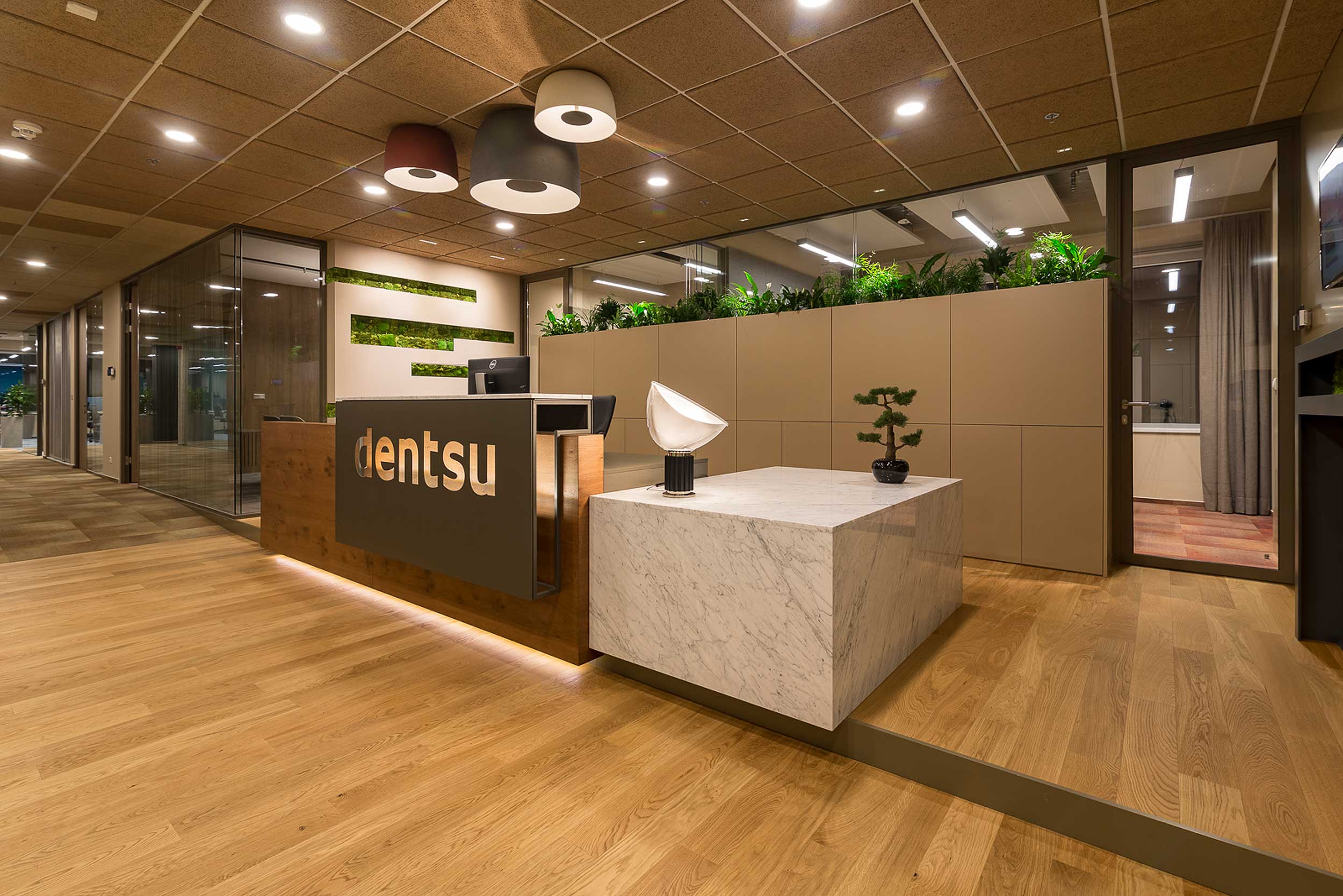 Návrh kancelárií Dentsu