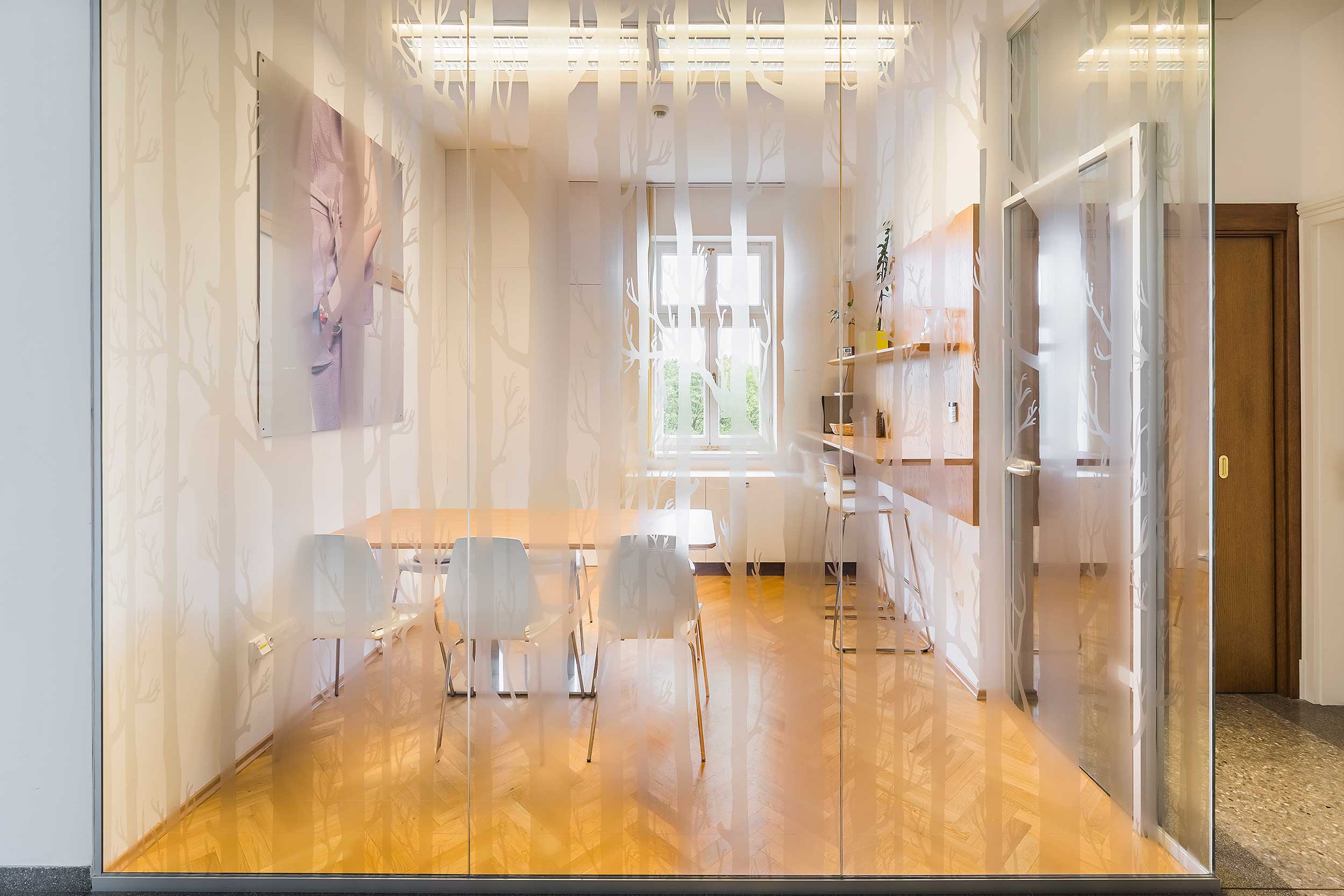 Interiér kancelárie Nehera - Kuchyňka